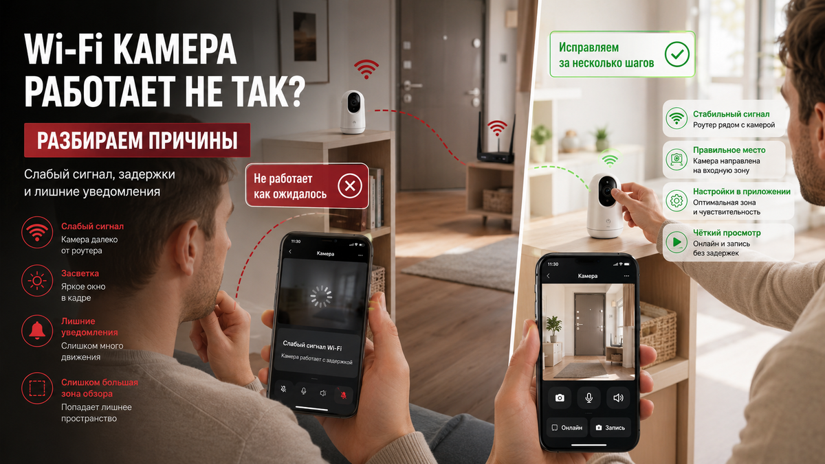 Почему Wi‑Fi камера не работает так, как вы ожидали — и что с этим делать
