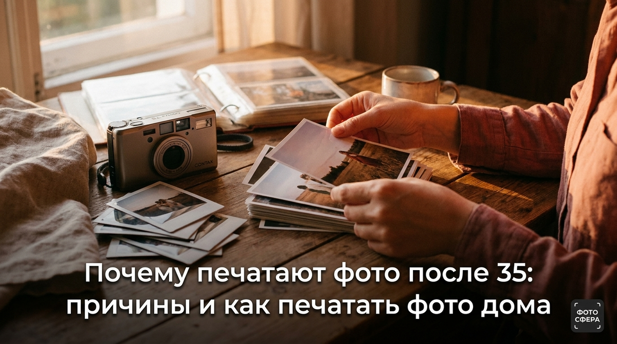 Почему печатают фото после 35: причины и как печатать фото дома