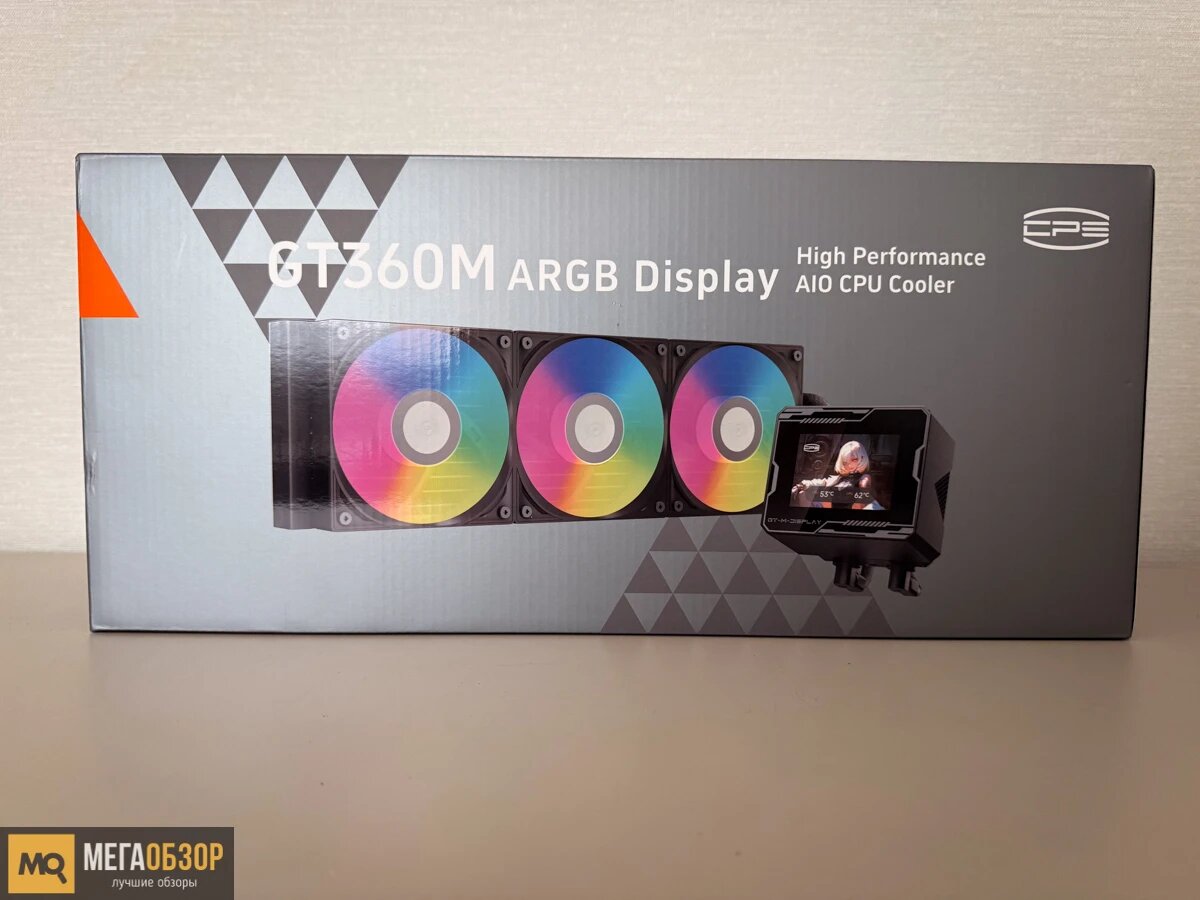    Обзор и тесты PCCooler GT360M ARGB Display. Жидкостное охлаждение процессора с IPS-экраном MegaObzor.com