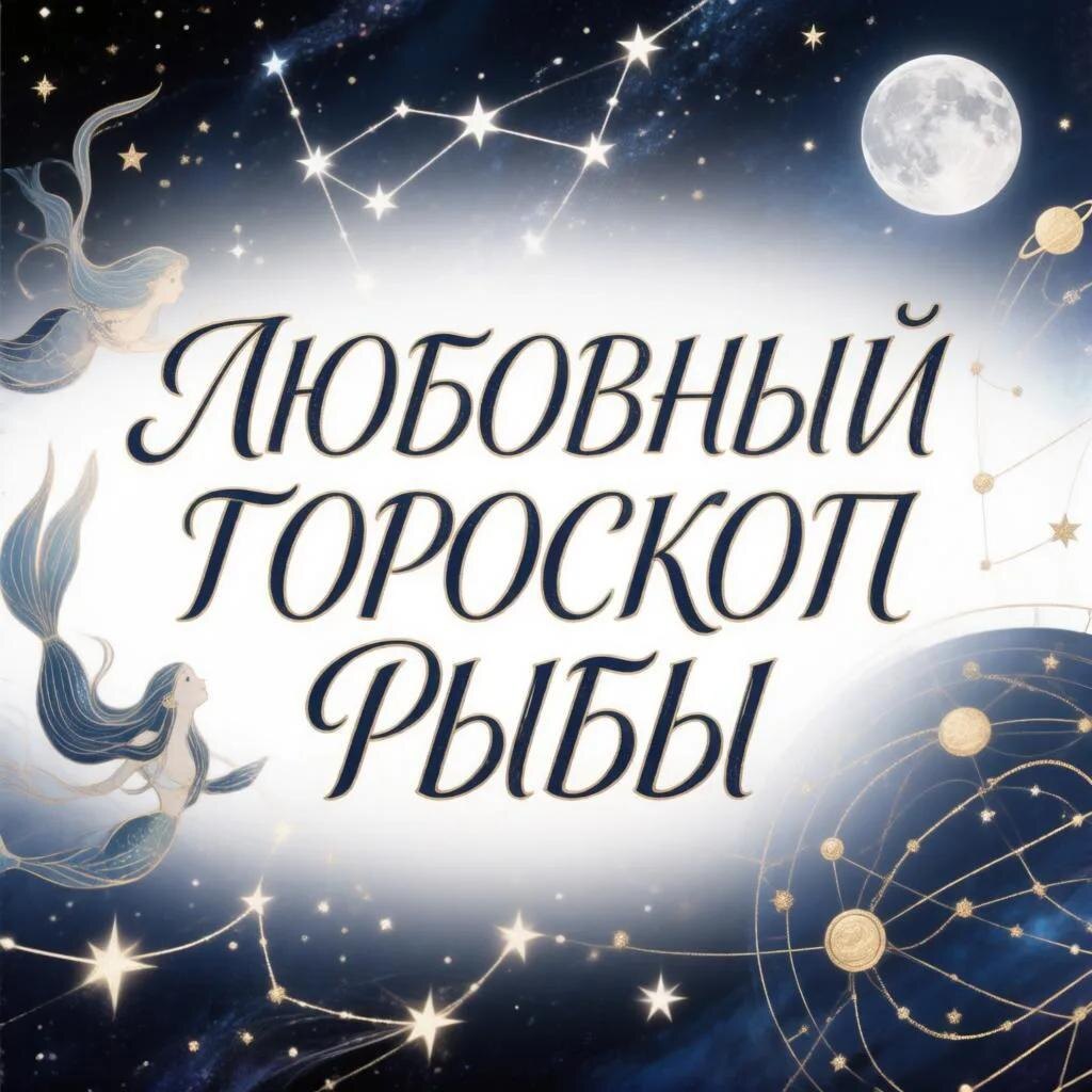 Иллюстрация гороскоп рыбы