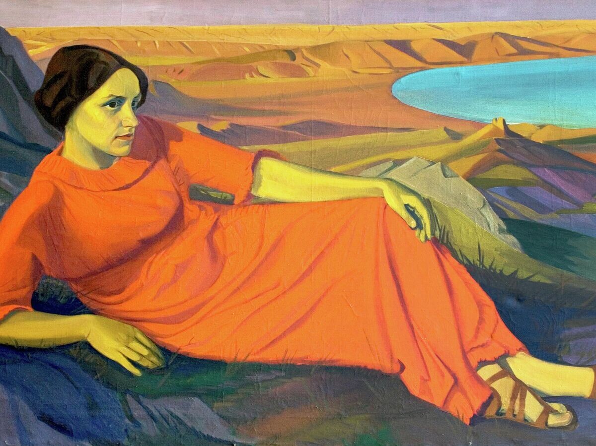    Юлия Оболенская. Автопортрет. 1918 | © Фото : Юлия Оболенская. Автопортрет. 1918 Астраханская государственная картинная галерея имени П.М. Догадина