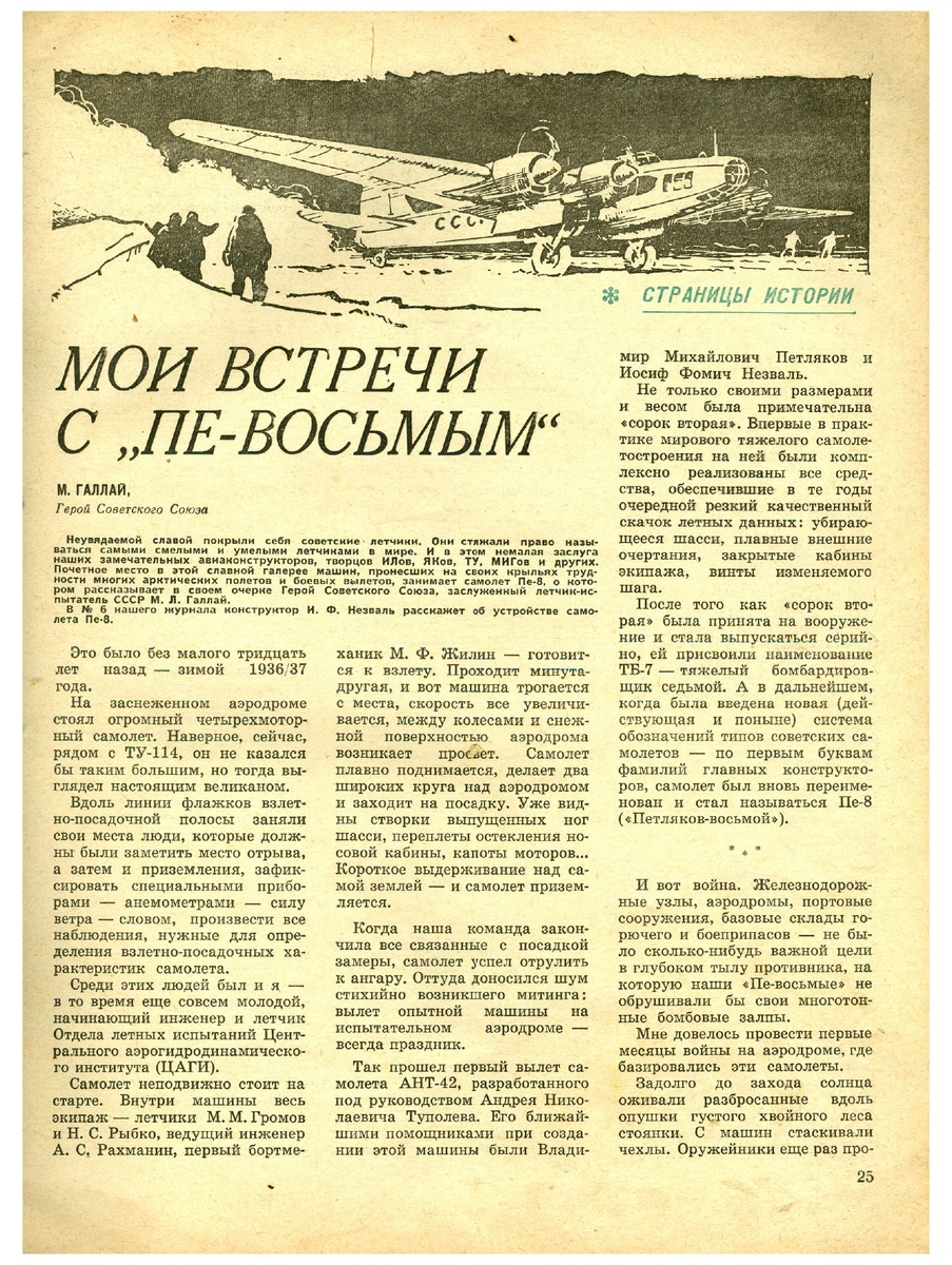 Статья "Страницы истории"