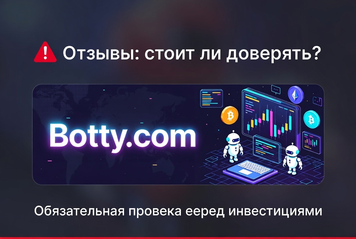 Botty.com отзывы: стоит ли доверять «автоматическому заработку» на крипте? ⚠️

