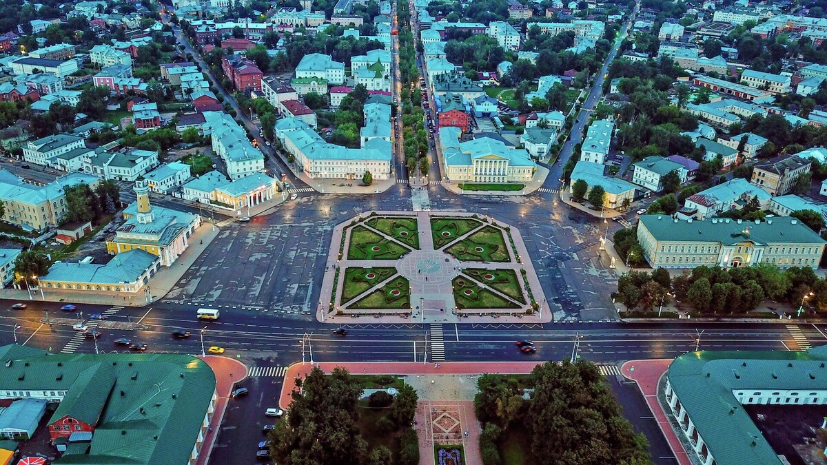Кострома. Вид сверху