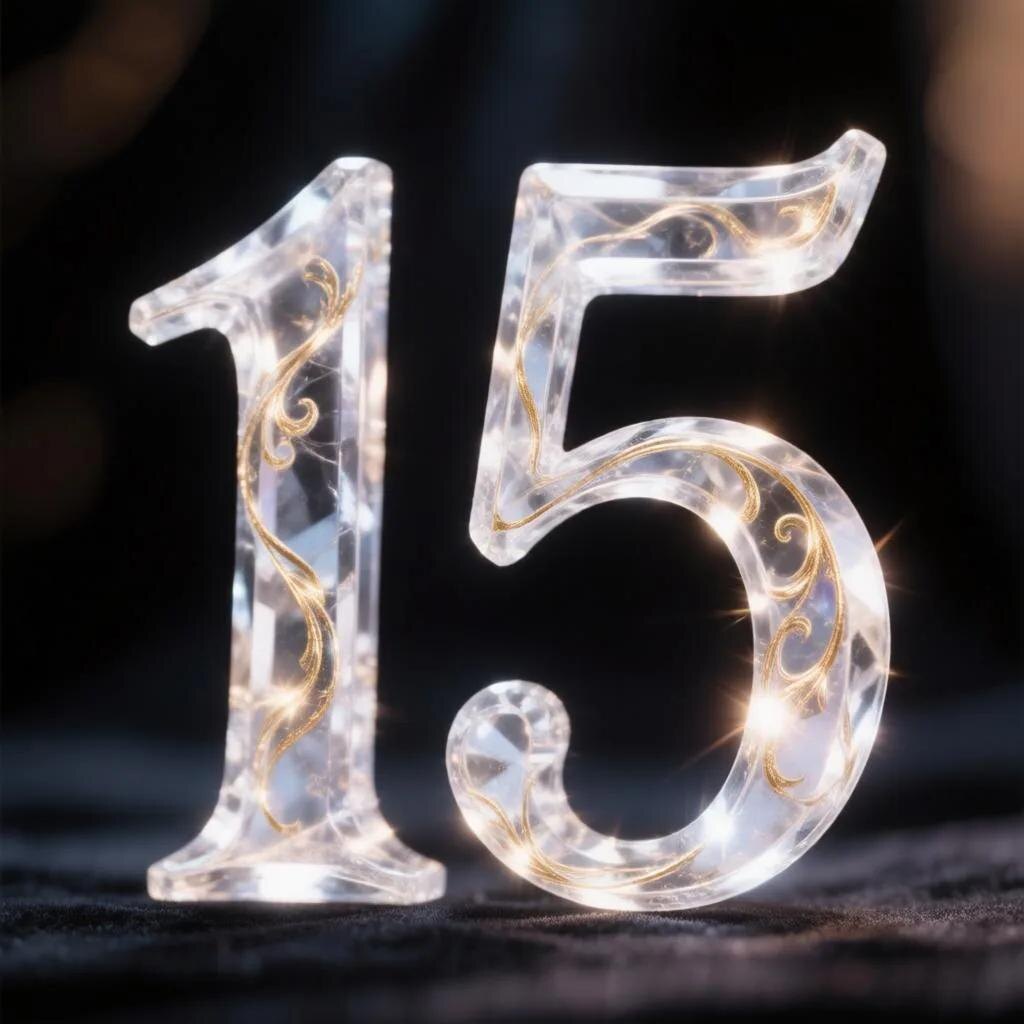 Число 15. Иллюстрация сгенерирована нейросетью
