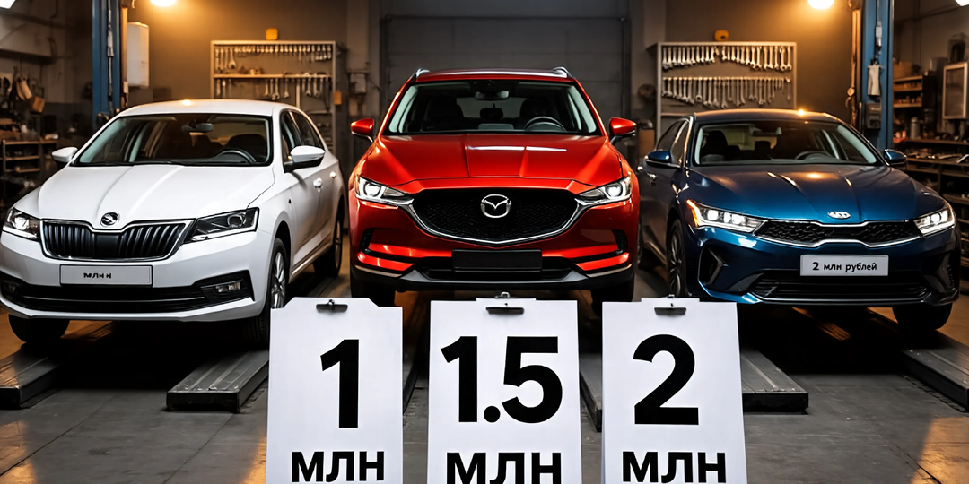 🚗 Что я бы купил себе сегодня за 1 млн, 1,5 млн и 2 млн рублей на вторичке