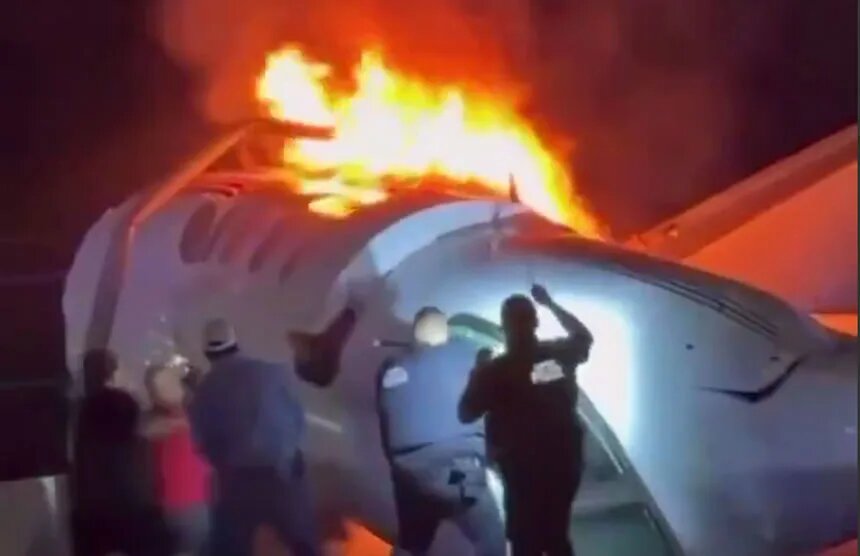   Фото: Кадр из видео авиакатострофы