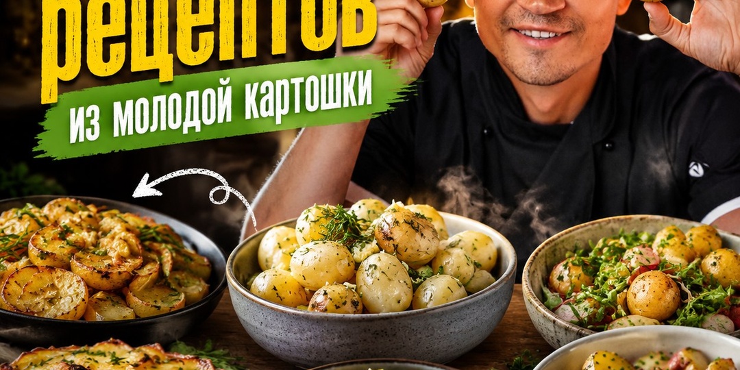 6 необычных рецептов из молодой картошки