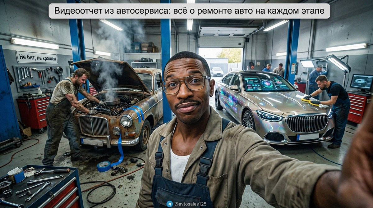    Подробный видеоотчет о каждом этапе ремонта автомобиля в автосервисе. Авто Сейлс