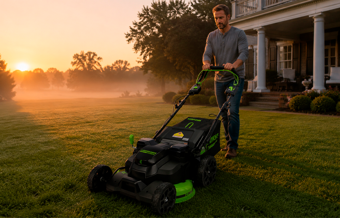 Флагманский агрегат Greenworks 82В TwinForce