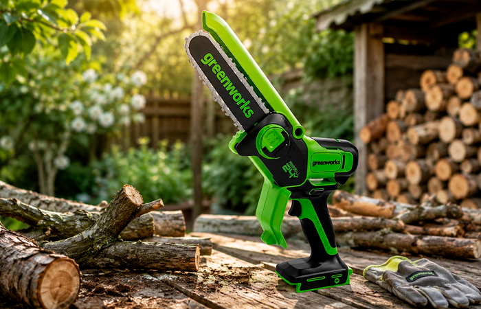 Бесщеточная мини-пила Greenworks GD24CSMNX