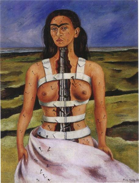    «Сломанная колонна», 1944. Фрида Кало. Dolores Olmedo Collection, Mexico City, Mexico