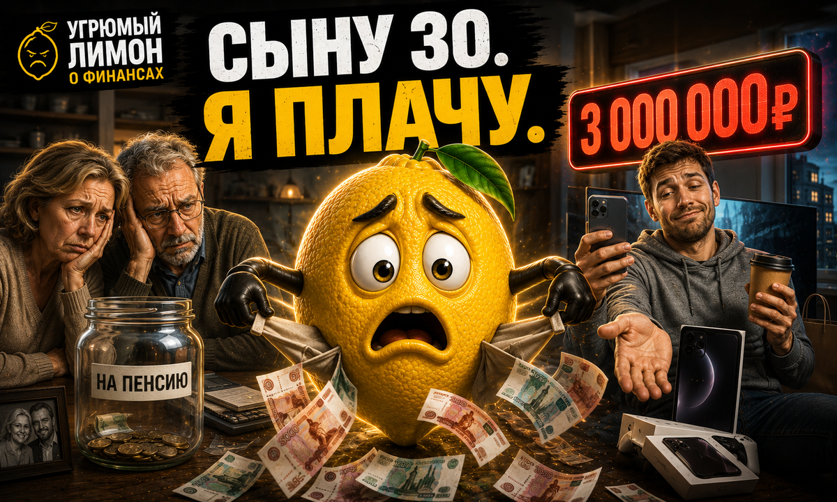 Обложка: «Угрюмый лимон о финансах», dzen.ru / lemon_money