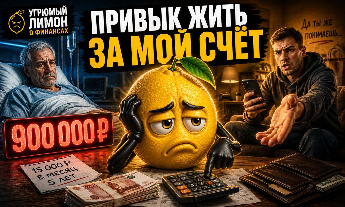Обложка: «Угрюмый лимон о финансах», dzen.ru / lemon_money