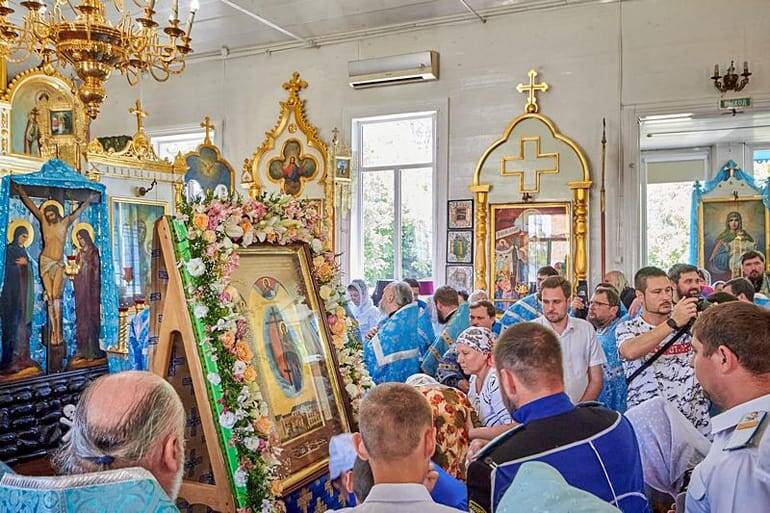 Прославление Свято-Крестовской иконы Богородицы.Фото: Пресс-служба Георгиевской епархии. georg-eparhia.ru