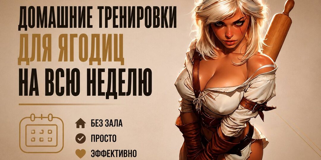 Эту статью я посвящаю ягодицам. БОЛЬШОЙ КОМПЛЕКС