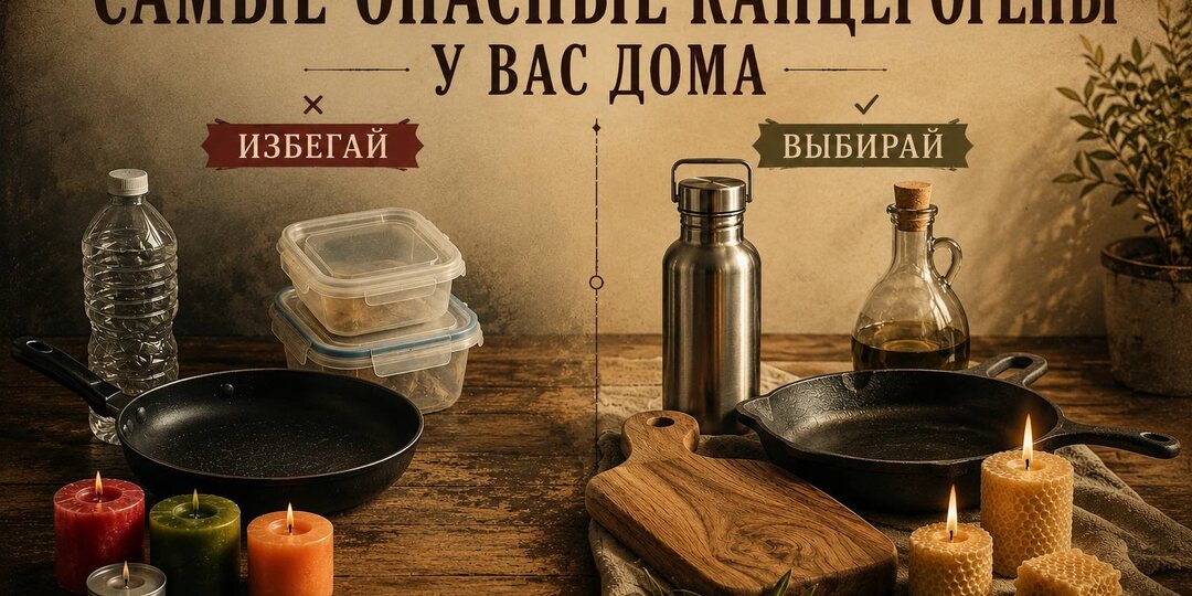 Самые опасные канцерогены у вас дома и чем их заменить