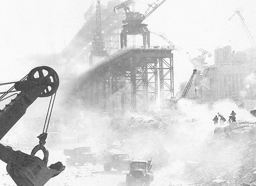 Строительство Братской ГЭС (1954-1967)