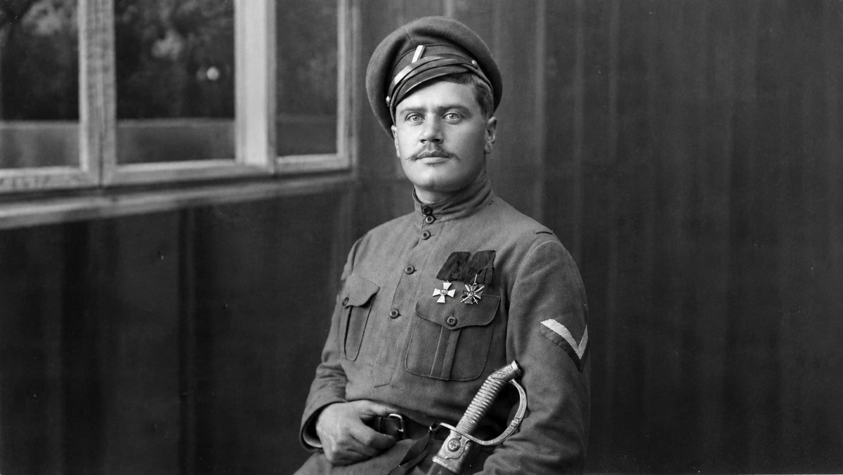 Генерал А. Пепеляев, снимок 1918 года
