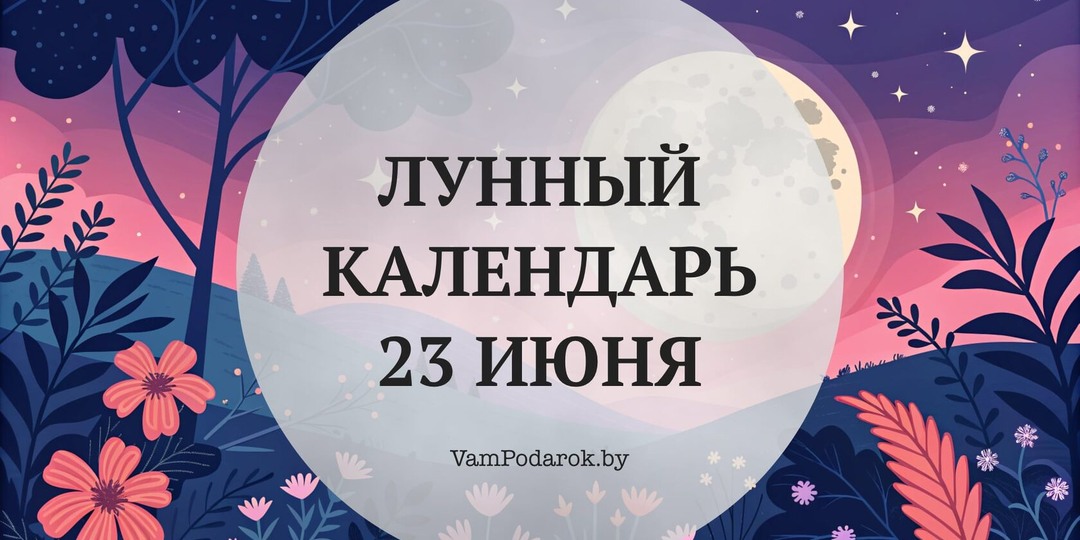 Лунный календарь на 23 июня 2026 года: День покажет, что половина страхов живёт только у нас в голове