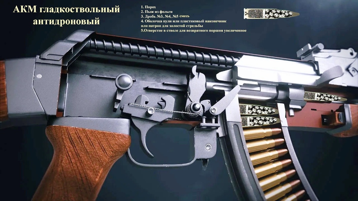 Гладкоствольный АК- 74 (АКМ)