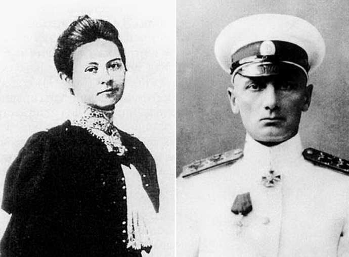 Софья Омирова и Александр Колчак. 