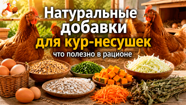 Натуральные добавки для кур-несушек – что реально помогает яйценоскости 🥚🥚🥚