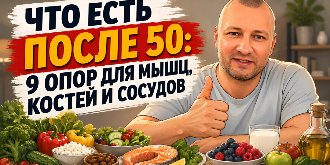 Что есть после 50: 9 опор для мышц, костей и сосудов