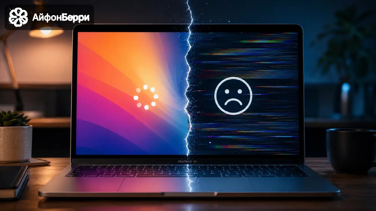 MacBook Air может временно тормозить после установки крупного обновления macOS.