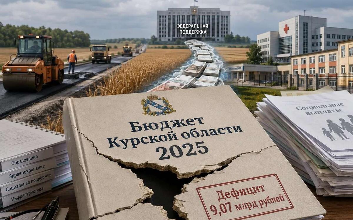   О чем для бизнеса говорит дефицитная дыра в курском бюджете в 9 млрд рублей? Иллюстрация сгенерирована нейросетью Kandinsky