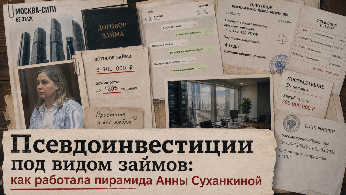 Анна Суханкина. Финансовая пирамида