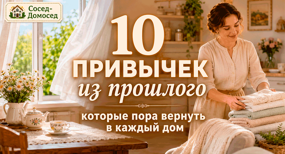 10 привычек из прошлого, которые срочно надо вернуть в каждый дом