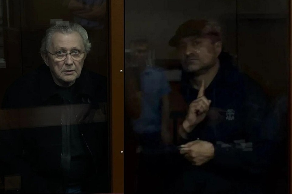    Трабер и Надирбегов в суде в Москве. Фото: пресс-служба судов общей юрисдикции города Москвы