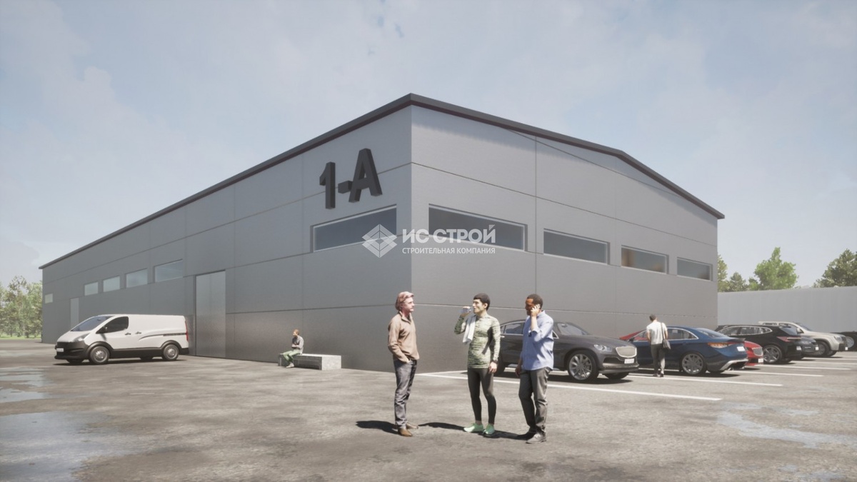 Типовой проект склада 1440 м2 | СК ИС Строй