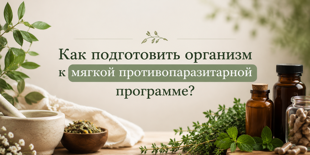 Как подготовить организм к мягкой противопаразитарной программе?