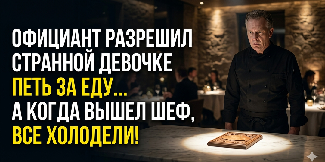 Официант сжалился над маленькой побирушкой и разрешил петь в ресторане за еду… А когда приехал шеф, все холодели
