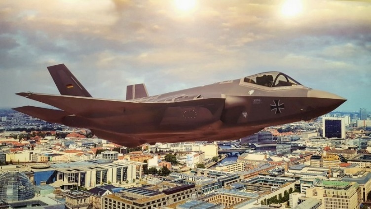 F-35 с немецкими опознавательными знаками