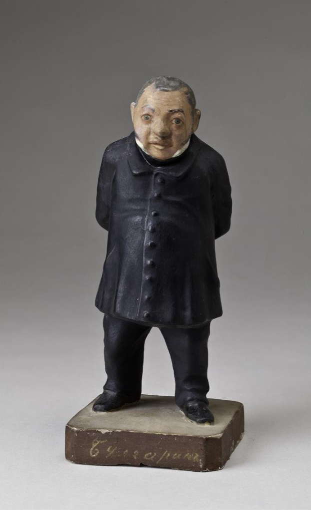 Булгарин Ф. В. (1789-1859). Дружеский шарж. Степанов Н. А. 1850-е гг.