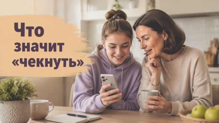    Иллюстрация к материалу: Что значит слово чекать и почему подростки постоянно его используют