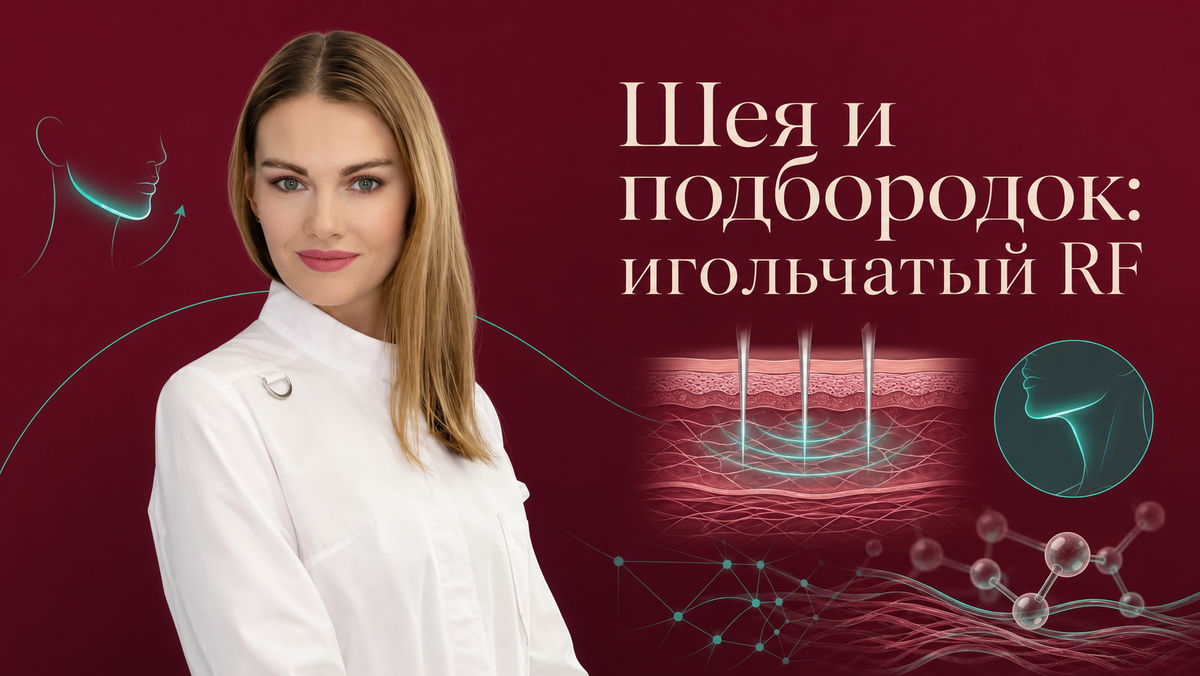 Шея и подбородок: зона, где игольчатый RF работает лучше всего