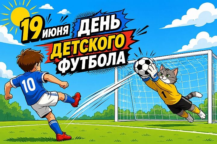 19 июня - Всемирный день детского футбола. podarokplus.ru