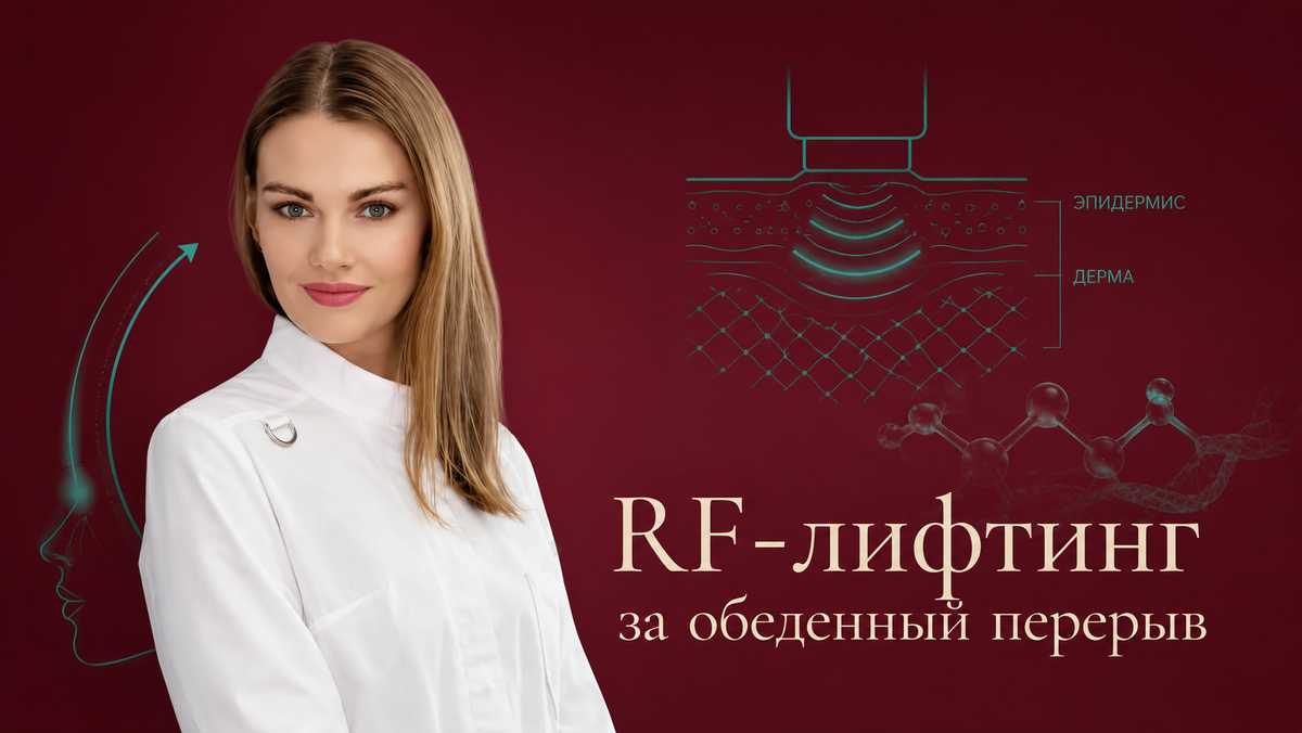 Процедура «в обеденный перерыв»: как проходит сеанс квадрополярного RF-лифтинга лица