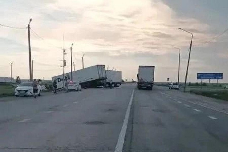    В Барабинском районе в ДТП погиб водитель грузовика. Фото: ГАИ Новосибирской области