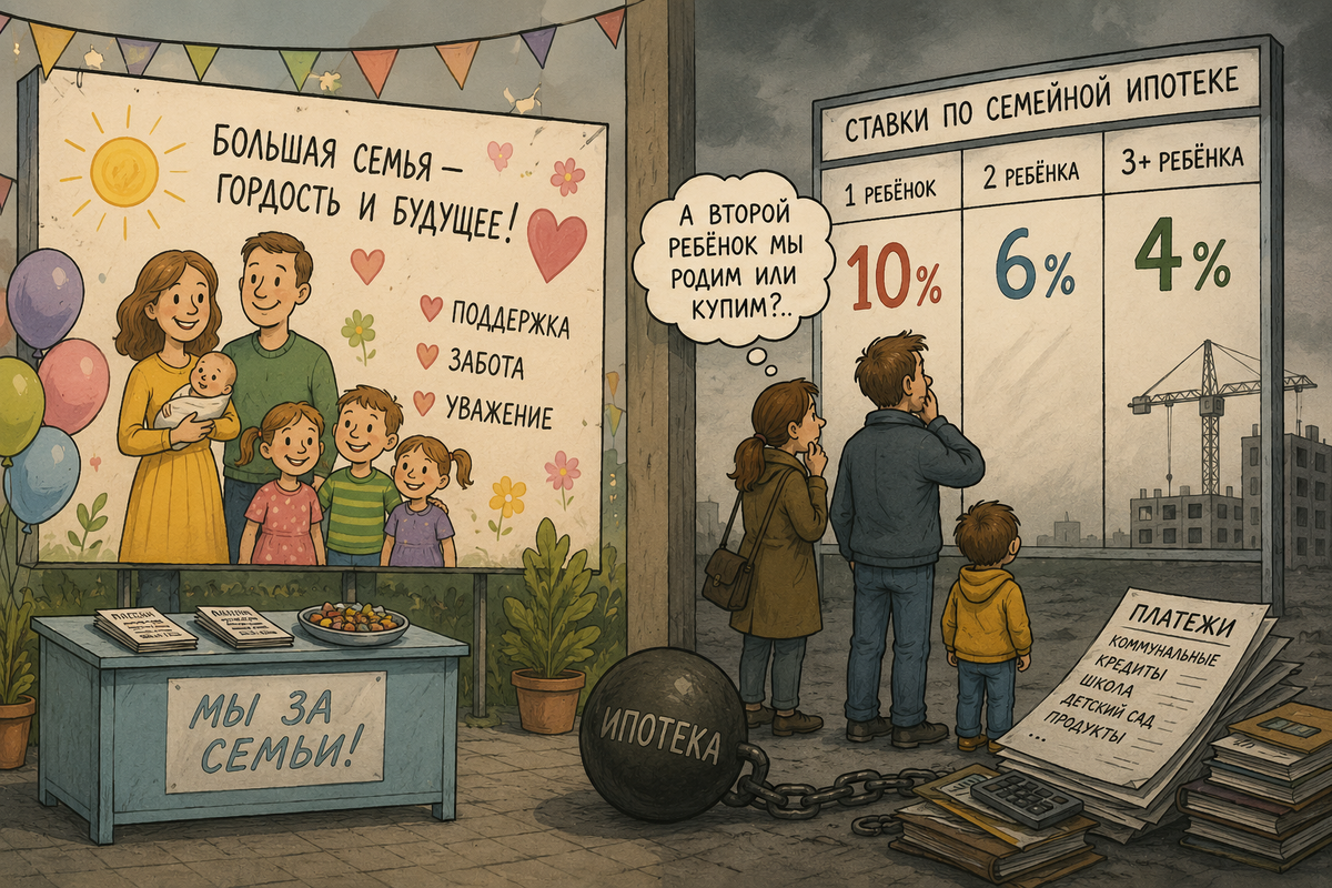 Новые условия семейной ипотеки с 1 июля 2026: ставку срезали вдвое, а платёж вырос
