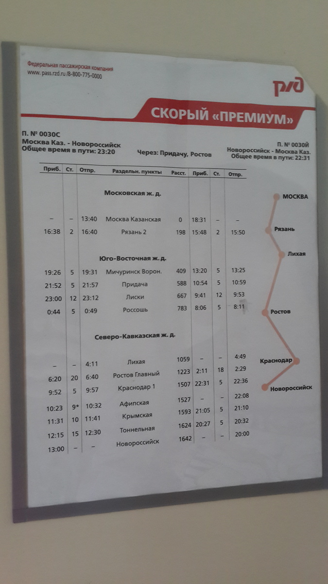 Расписание поезда 2015 год