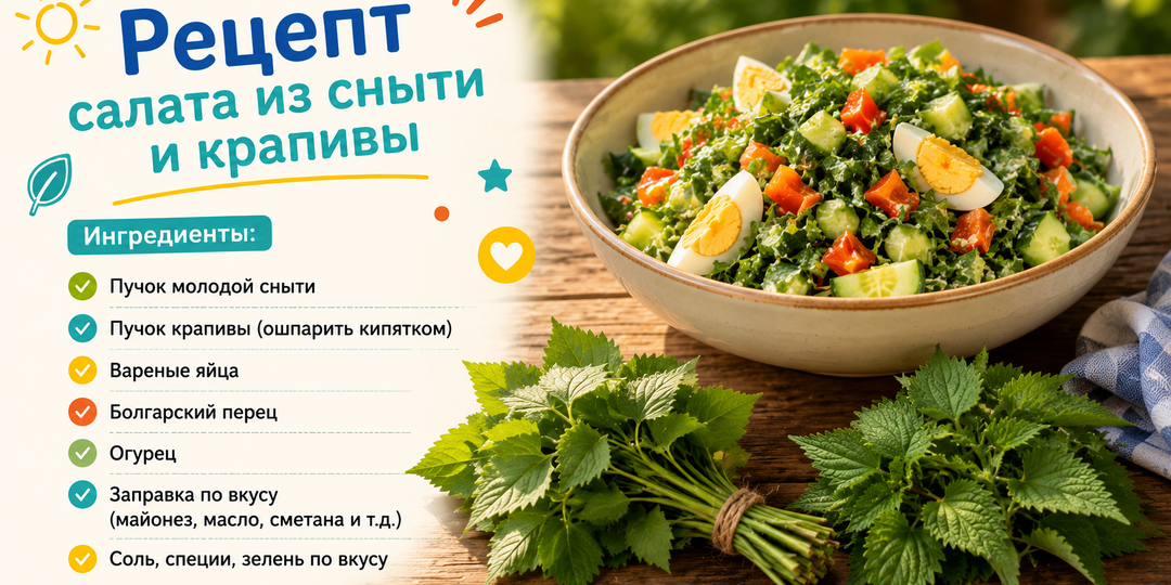 Ем на даче сорняки для здоровья