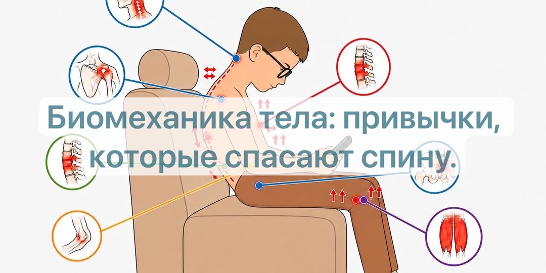 Биомеханика тела: привычки, которые спасают спину.