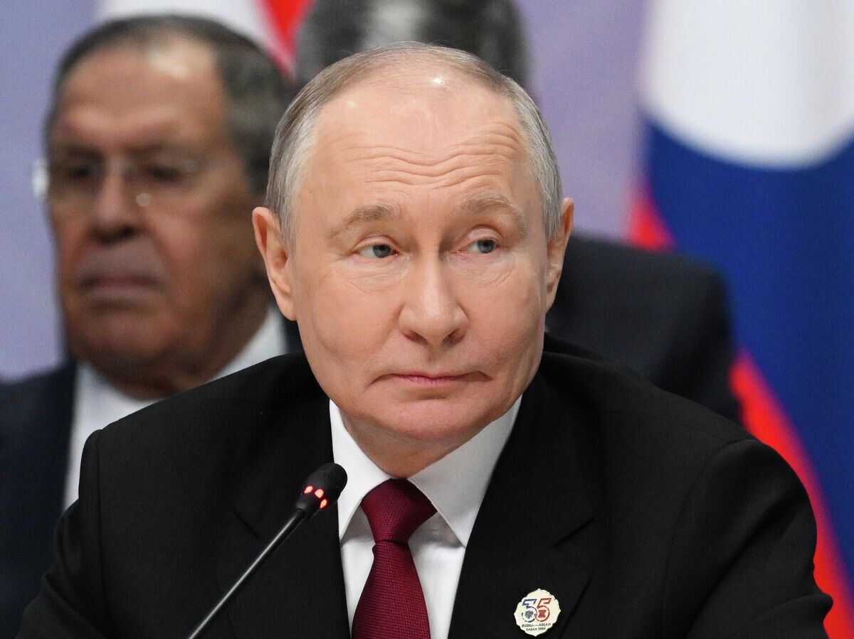    Президент РФ Владимир Путин на пленарном заседании саммита Россия - АСЕАН в Казани | © РИА Новости / Кристина Соловьёва