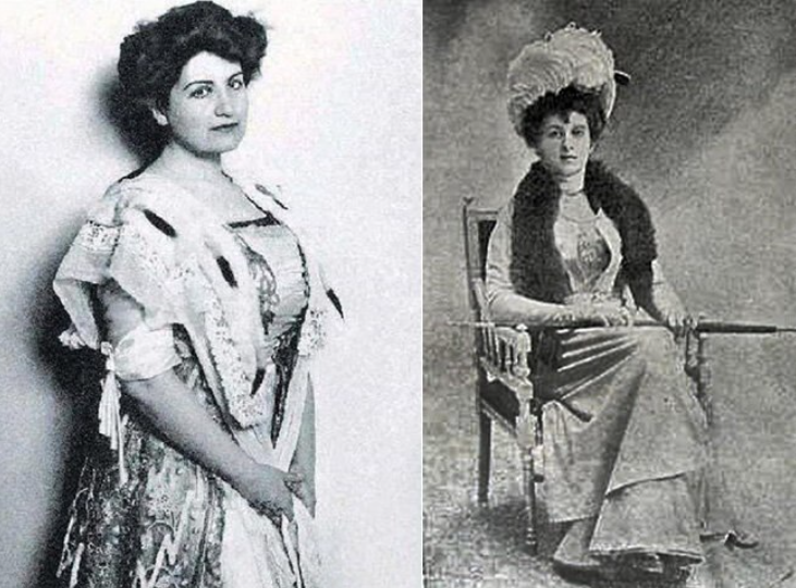 Мария Тарновская, урожденная О'Рук (1877-1949).  Источник: starosti.ru (газета "Русское слово" за 1907 год)