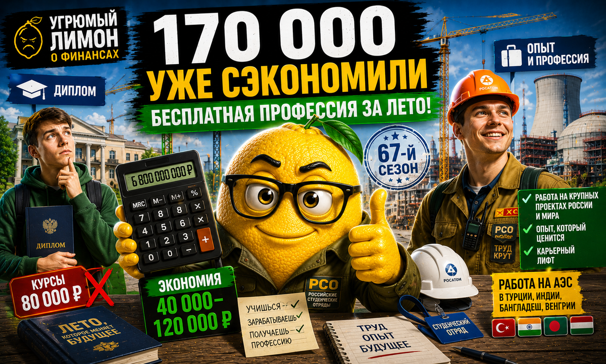 Обложка: «Угрюмый лимон о финансах», dzen.ru / lemon_money